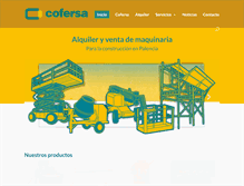 Tablet Screenshot of cofersa2000.com